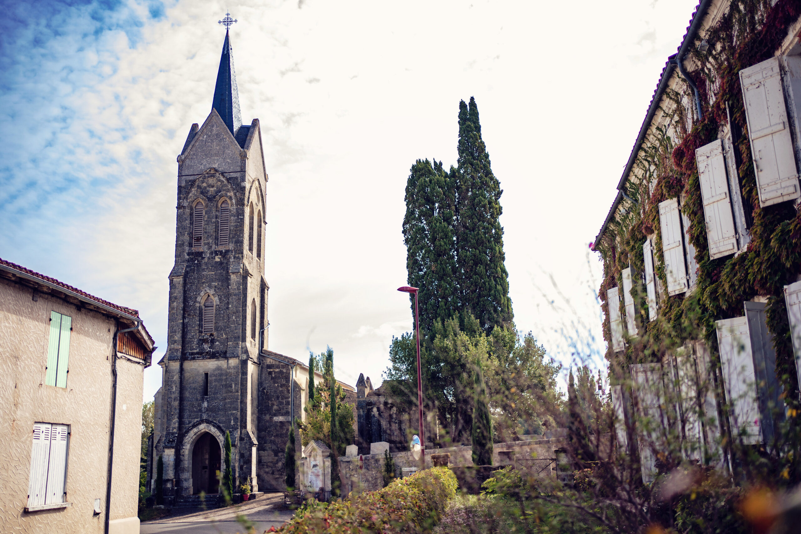 village church in france Montignac de Lauzun